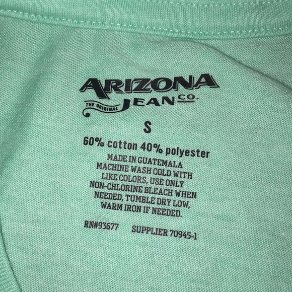 Men’s Arizona Co. 2 T-shirts, Navy & Green Small - Picture 5 of 6